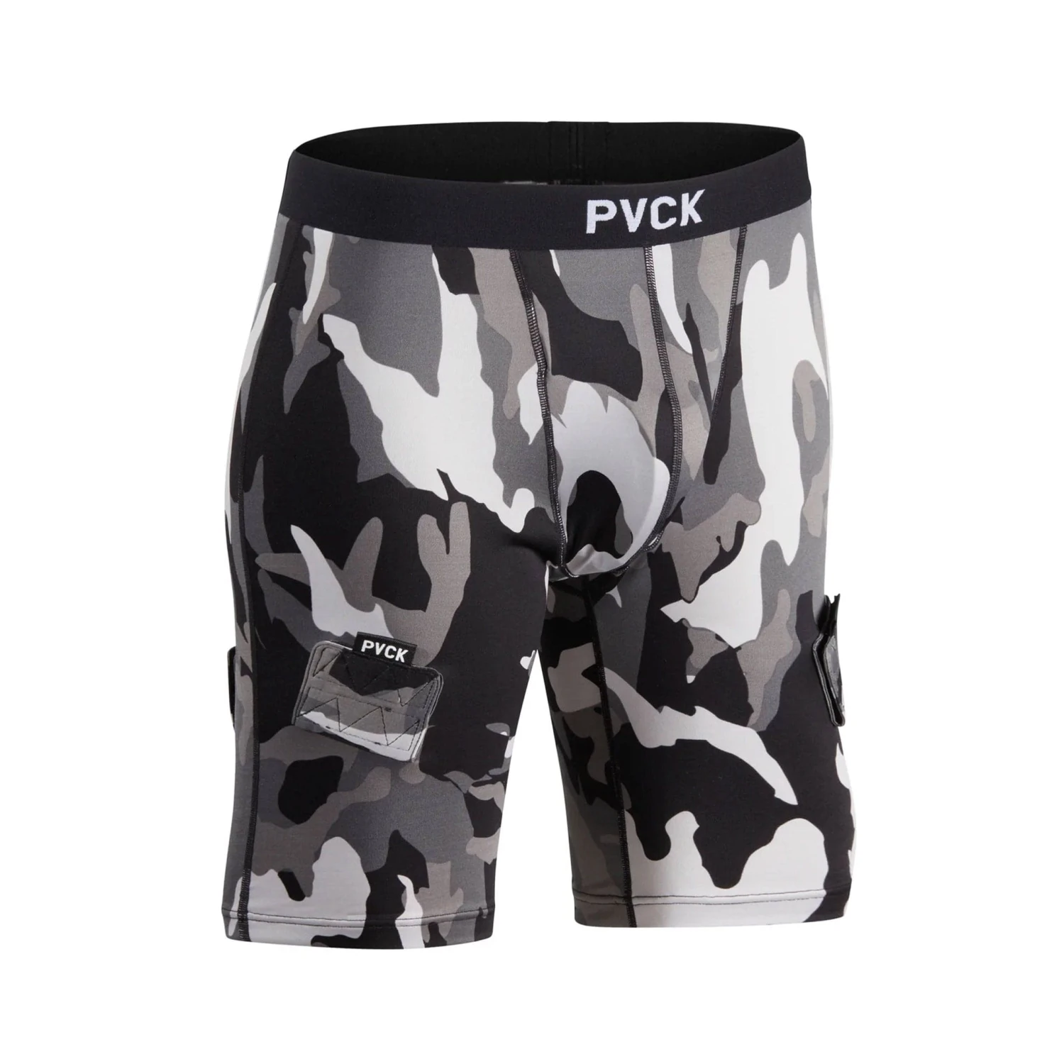 PVCK Senior Compression Jock Shorts - Grey Camo 3 PVCK Senior Compression Jock Shorts - Grey Camo