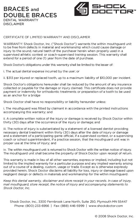 Shock Doctor Braces Senior Mouthguard 4 Shock Doctor Braces Senior Mouthguard - Image 2