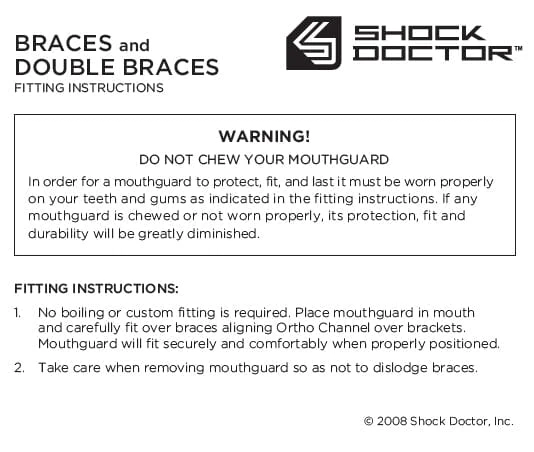 Shock Doctor Braces Senior Mouthguard 5 Shock Doctor Braces Senior Mouthguard - Image 3