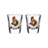 Ottawa Senators Sports Vault NHL Logo Shot Glass Set - 2 Pack 1 Ottawa Senators Sports Vault NHL Logo Shot Glass Set - 2 Pack -Baue Hockey Shop the sports vault drinkware ottawa senators sports vault nhl logo shot glass set 2 pack clear 2oz 29001219080258