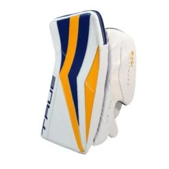 TRUE Catalyst PX3 Senior Goalie Blocker - Domestic -Baue Hockey Shop true blockers true catalyst px3 senior goalie blocker domestic white royal yellow regular 30010280116290