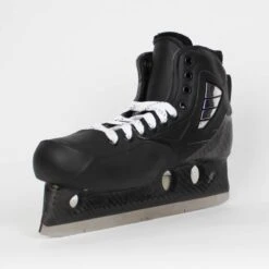 TRUE Senior One Piece Goalie Skates - Pro Stock - Metatarsal Guard Tongue - Size 10 -Baue Hockey Shop true goalie skates true senior one piece goalie skates pro stock metatarsal guard tongue size 10 10 15186395693122