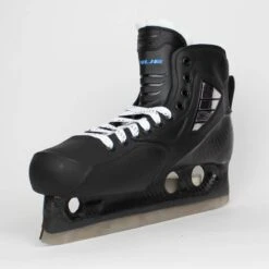 TRUE Senior One Piece Goalie Skates - Pro Stock - White Felt Tongue - Size 12 -Baue Hockey Shop true goalie skates true senior one piece goalie skates pro stock white felt tongue size 12 12 15186398412866
