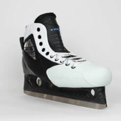 TRUE Senior One Piece Goalie Skates - Pro Stock - White Side/Toe - Size 11 -Baue Hockey Shop true goalie skates true senior one piece goalie skates pro stock white side toe size 11 11 15186419777602