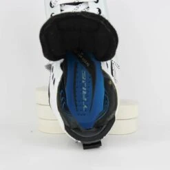 TRUE Senior One Piece Goalie Skates - Pro Stock - White Side/Toe - Size 7 -Baue Hockey Shop true goalie skates true senior one piece goalie skates pro stock white side toe size 7 7 15186415583298