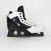 TRUE Senior One Piece Goalie Skates - Pro Stock - White Side/Toe - Size 7 -Baue Hockey Shop true goalie skates true senior one piece goalie skates pro stock white side toe size 7 7 30366894817346