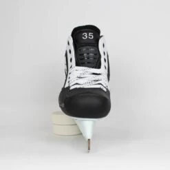 TRUE Senior Two Piece Goalie Skates - Pro Stock - White Side - "35" - Size 10 -Baue Hockey Shop true goalie skates true senior two piece goalie skates pro stock white side 35 size 10 10 15186423218242