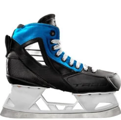 TRUE Two-Piece Custom Junior Goalie Skates -Baue Hockey Shop true goalie skates true two piece custom junior goalie skates blue 28743953023042