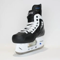 TRUE Player Senior Hockey Skates - Pro Stock - Shift Holder - White Side - "CHW" - Size 7 -Baue Hockey Shop true hockey skates true player senior hockey skates pro stock shift holder white side chw size 7 7 r standard 15187116294210