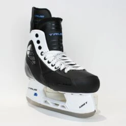 TRUE Player Senior Hockey Skates - Pro Stock - Shift Holder - White Side - Size 8 -Baue Hockey Shop true hockey skates true player senior hockey skates pro stock shift holder white side size 8 8 r standard 15187105906754