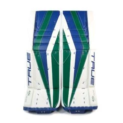 TRUE Catalyst PX3 Senior Goalie Leg Pads - Domestic -Baue Hockey Shop true leg pads true catalyst px3 senior goalie leg pads domestic white green royal 35 1 30010206027842