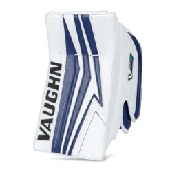 Vaughn Velocity V9 Intermediate Goalie Blocker -Baue Hockey Shop vaughn blockers vaughn velocity v9 intermediate goalie blocker white blue regular 28741237309506