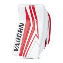 Vaughn Velocity V9 Intermediate Goalie Blocker -Baue Hockey Shop vaughn blockers vaughn velocity v9 intermediate goalie blocker white red regular 28741237342274