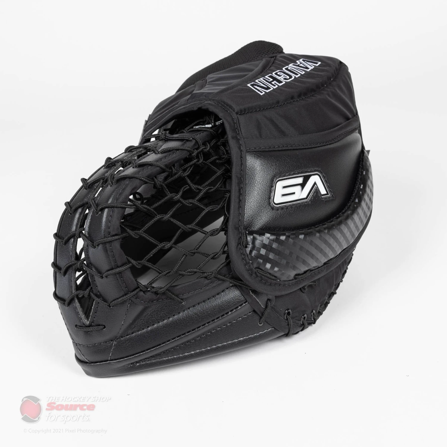 Vaughn Velocity V9 Pro Carbon Senior Goalie Catcher - Vintage Graphic 6 Vaughn Velocity V9 Pro Carbon Senior Goalie Catcher - Vintage Graphic - Image 4