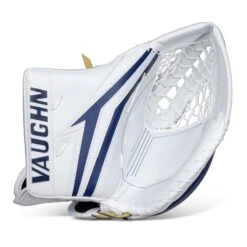 Vaughn Velocity V9 XP Pro Carbon Senior Goalie Catcher -Baue Hockey Shop vaughn catchers vaughn velocity v9 xp pro carbon senior goalie catcher white blue regular 28743624425538