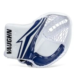 Vaughn Velocity V9 XP Pro Senior Goalie Catcher -Baue Hockey Shop vaughn catchers vaughn velocity v9 xp pro senior goalie catcher white blue regular 28743624032322