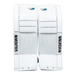 Vaughn Velocity V9 Intermediate Goalie Leg Pads -Baue Hockey Shop vaughn leg pads vaughn velocity v9 intermediate goalie leg pads white 28 2 28744337948738