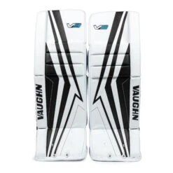 Vaughn Velocity V9 Junior Goalie Leg Pads 28 Vaughn Velocity V9 Junior Goalie Leg Pads -Baue Hockey Shop vaughn leg pads vaughn velocity v9 junior goalie leg pads white black 24 2 28744338243650