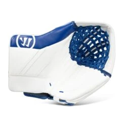 Warrior Ritual GT2 Senior Goalie Catcher - Source Exclusive -Baue Hockey Shop warrior catchers warrior ritual gt2 senior goalie catcher source exclusive white blue regular 28743615545410