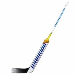 Warrior Ritual V1 Pro Senior Goalie Stick -Baue Hockey Shop warrior goalie sticks warrior ritual v1 pro senior goalie stick silver white blue mid l 25 28796861382722