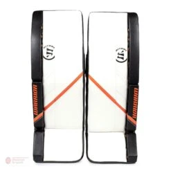 Warrior Ritual G5 Junior Goalie Leg Pads - Source Exclusive -Baue Hockey Shop warrior leg pads warrior ritual g5 junior goalie leg pads source exclusive white black orange 24 1 28744343879746