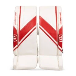 Warrior Ritual G6 E+ Junior Goalie Leg Pads -Baue Hockey Shop warrior leg pads warrior ritual g6 e junior goalie leg pads white red 26 1 30201742458946