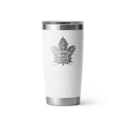 YETI Rambler 20oz Tumbler - Toronto Maple Leafs -Baue Hockey Shop yeti drinkware yeti rambler 20oz tumbler toronto maple leafs white 30418232377410